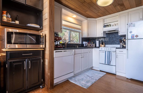 Belfair Cabin | Hood canal view dog friendly A frame cabin with beach, fire pit, fast internet
