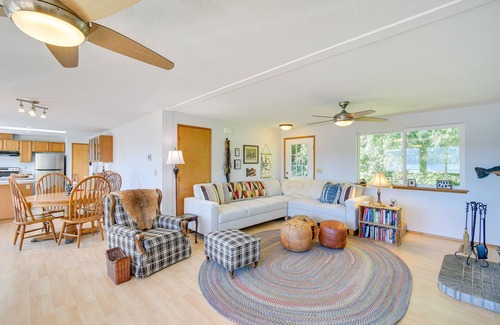 Hoodsport House | Hoodsport Vacation Rental w/Deck & Canal Views!