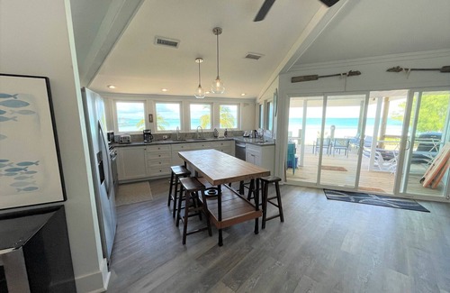 Hope Town House | Hope Town's Top Rental: Beachfront sunsets, AC, free boat dock, & close to town!