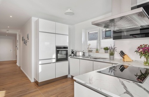 Kappeln Apartment | Horizon: Exclusive Baltic Sea vacation apartment with sauna, sea view and close to the beach