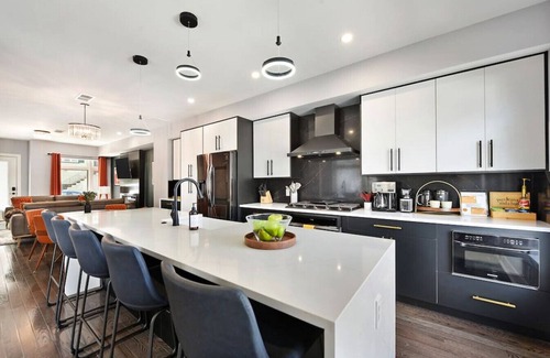 Lawrenceville House | ★ HostWise Stays ★ Rooftop Deck Sunsets, Fire Pit Nights, Walk to Fun