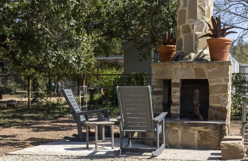 Lometa Cabin | Hot Tub. 140 acres. Exotics to feed. River on site. Summer haven.