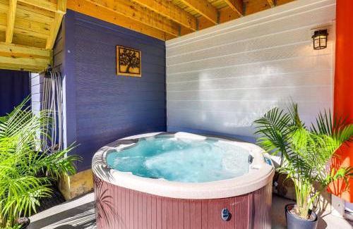 Asheville House | Hot Tub and Fire Pit Chic Asheville Oasis