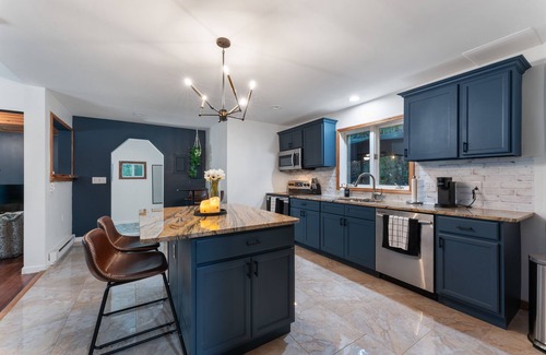 East Stroudsburg House | Hot Tub, Fire Pit, Games! Poconos Private Retreat