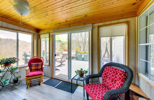 Balsam Grove Apartment | Hot Tub, Fire Pit and Views Balsam Grove Getaway