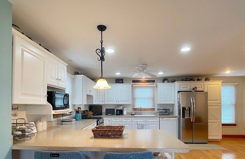 Easton's Point House | Hot Tub, Fire Pit, Pool Table, Beach Views