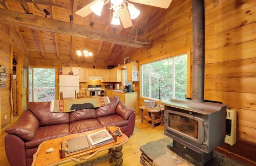 Vein Mountain Cabin | Hot Tub Soaks + Fireside Relaxation! Marion Cabin