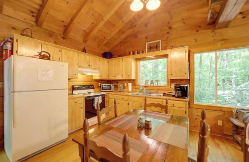 Vein Mountain Cabin | Hot Tub Soaks + Fireside Relaxation! Marion Cabin