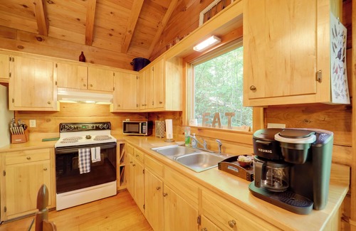 Vein Mountain Cabin | Hot Tub Soaks + Fireside Relaxation! Marion Cabin