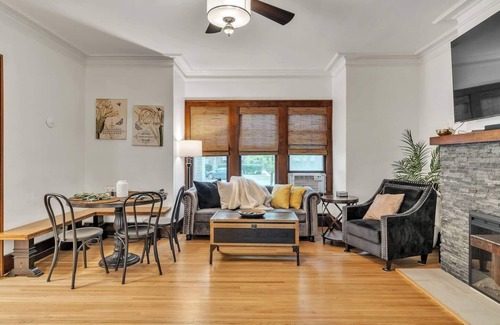 Burns Park House | Hot Tub | Theater | Sauna | Deck | Fire Pit | Walk to Stadium/Downtown/Park