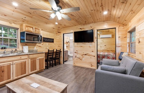 Stanton Cabin | Hot Tub & WiFi - Small Family Cabin - Throw'n Shade - Wooded Retreat near Red River Gorge, Kentucky!