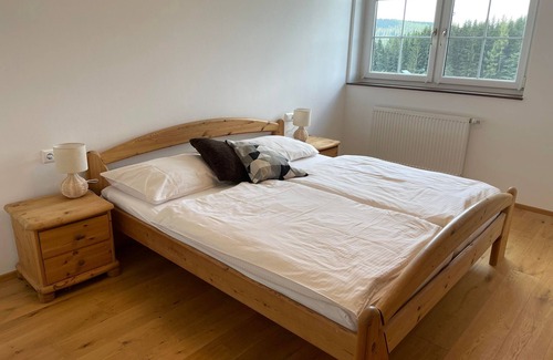 Sankt Jakob im Walde House | Hotel apartment, shower and bathtub, pool side - Das Leitner