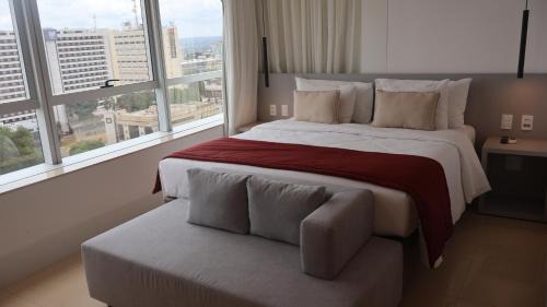 Setor Hoteleiro Sul Hotel | Hotel de Alto Padrão Com Vista Livre Incrível! Cama King Size Cond Hotel Alvorada