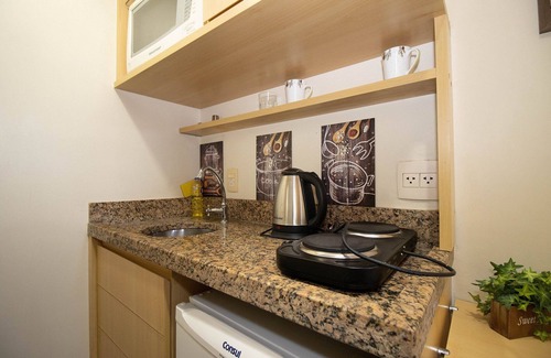 Setor Hoteleiro Norte Apartment | Hotel Lets Brasília, swimming pool, cable TV, comfort