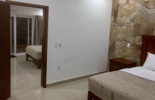 San Blas Hotel | Hotel Room #1, 2 Queen Beds, Private Bath, Pool & Spa with Hidromassage