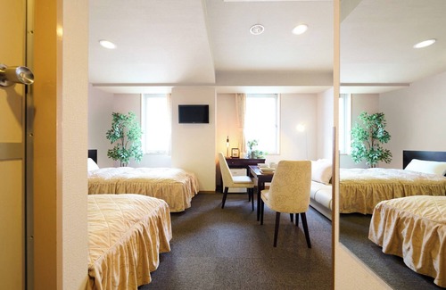 Chuo-ku Hotel | Hotel ShoE Nonsmoking Triple room3 single bed/Sapporo Hokkaidō