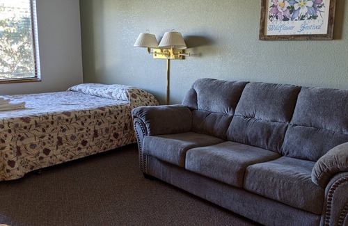 Almont Cabin | Hotel Style Lodge Room w/Kitchenette