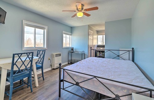 Houghton Lake Apartment | Houghton Lake Studio w/ Private Resort Beach!