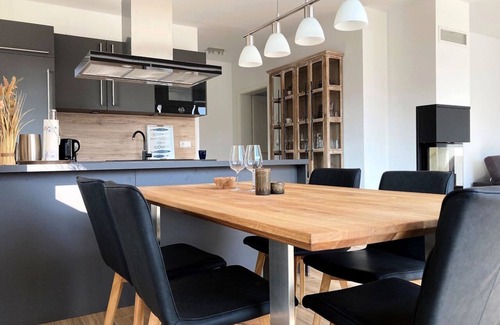 Am Salzhaff House | House 13 "AVIVA" - Holiday home with sauna and fireplace