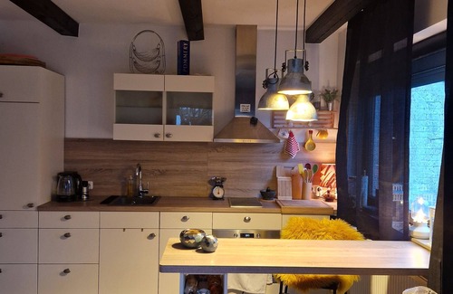 Hennstedt House | House close to the water with its own garden, communal jetty and sauna.