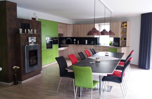 Wendisch Rietz House | House-Family-Mobility bath-Canal view-Haus Karola