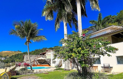 Japuiba House | House for rent in Angra dos Reis foot in the sand with swimming pool by the sea - Ang55
