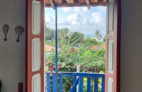 Cumuruxatiba House | House in Cumuruxatiba prox. Cliffs, mezzanine and spacious suite, sea view