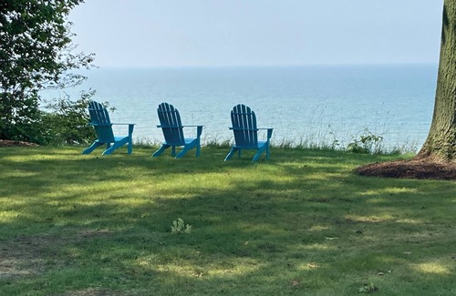 Lake City House | House on Lake Erie Bluff! Gorgeous lakefront view with spectacular sunsets!