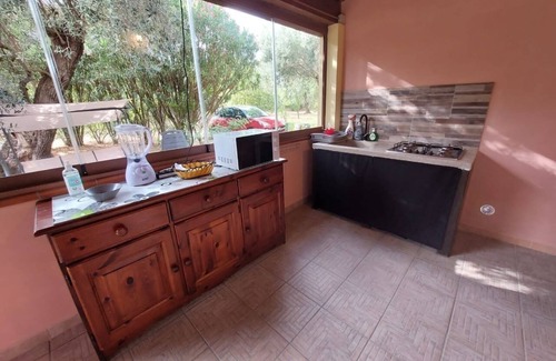 Iglesias Historic Centre Apartment | House The Ancient Olive Tree, nestled in a centuries-old olive grove with a large garden around it.