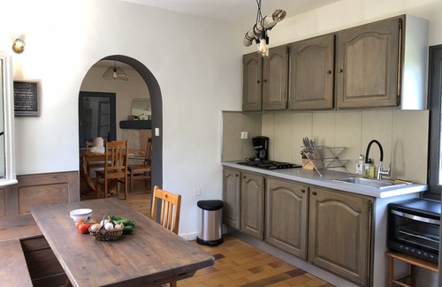 Coursegoules House | House with a magical view of the medieval village of Coursegoules. 30 min from the beaches
