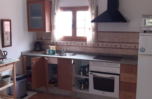 Lajares House | House with garde natural grass & warm pool/volcanic atmofera