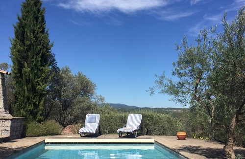 Les Vans House | House with panoramic views, heated pool. 4-star national rating.