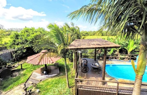 Vila Sao Jose House | House with pool in peaceful and wooded location. SC coastline near the mountains