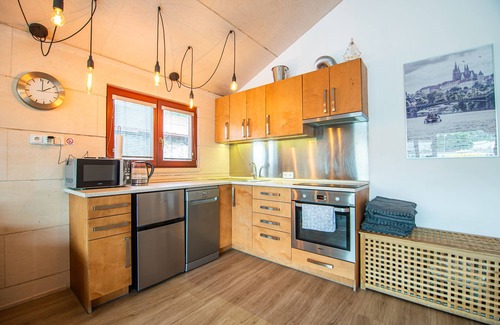 Smichov Boat Rental | Houseboat Benjamin + electric boat, max. 8 person