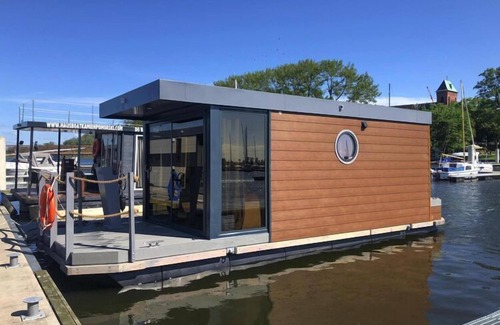 Kamien Pomorski Boat Rental | Houseboat in Kamien Pomorski with a terrace