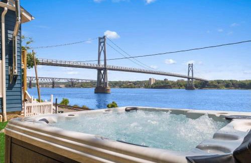 Poughkeepsie House | Hudson Escape W Hot Tub Bridge View