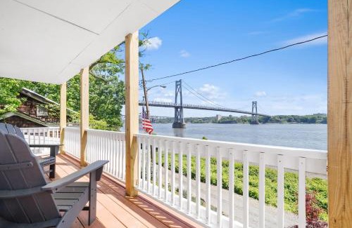 Poughkeepsie House | Hudson Escape W Hot Tub Bridge View