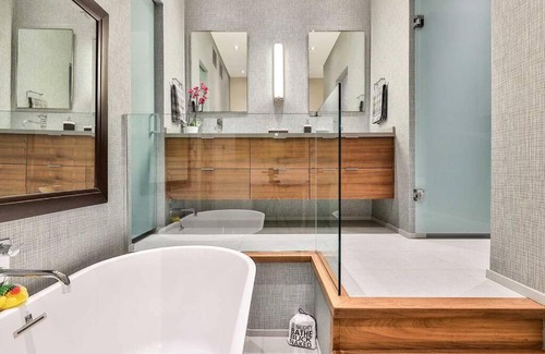 Church and Wellesley Apartment | Huge 2 Storey Loft W designer furniture and art