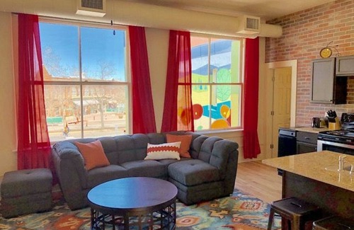 Old Town Apartment | HUGE 4 bedrm, 2 Bath LOFT overlooking Old Town Square. Nothing like this in FTC