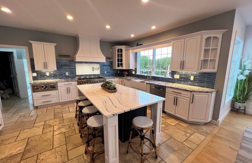 Oscoda House | Huge Cape Cod Style Home on all Sandy beach/Cedar Lake MI