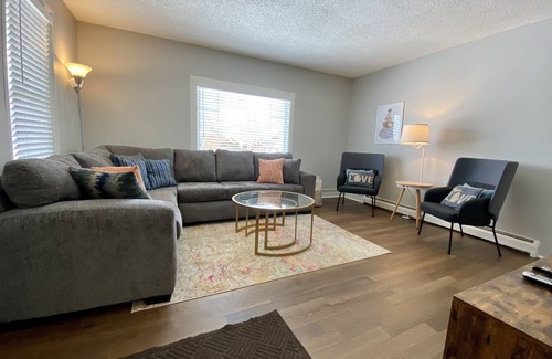 Elk Rapids House | Huge corner lot, home is a 2-minute walk to beach, playground, and park