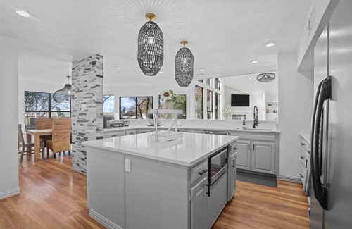 Little Elm House | Huge Lakefront Getaway Hot Tub, Deck, Sleeps 16
