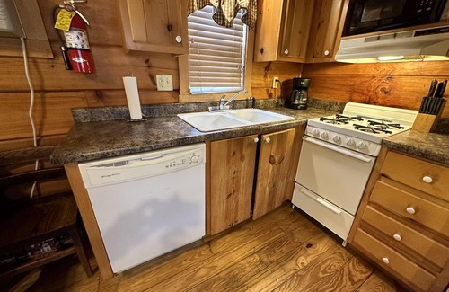 Candler Cabin | Hugs and Kisses! Great Views, Hot Tub, Fireplace,Near Downtown, Free WiFi, Pet