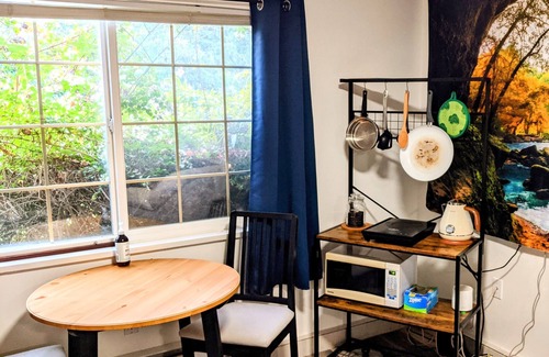 Madeira Park Apartment | Hummingbird suite - nestled in the coastal forest