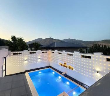 Uzbekistan Villa | Humsan-hills Quiet Valley Retreat & BBQ-Friendly Hillside Fun