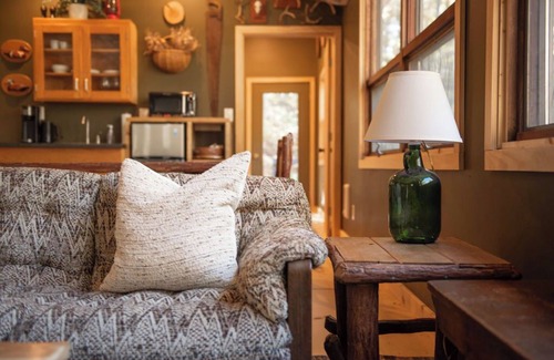 Vandergrift Cabin | Hungry Hollow Hideaway - Luxury Cabin on Private Acreage