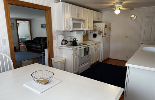 Oscoda House | Huron Winds kiddy corner to Lake Huron and near the Oscoda splash park!