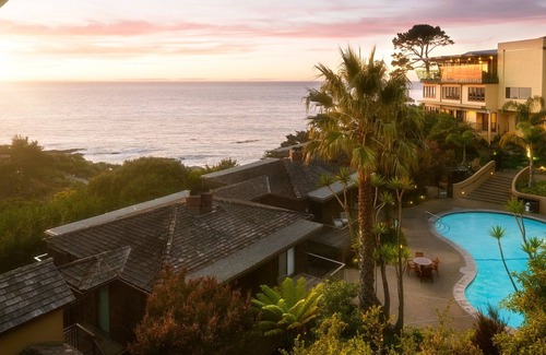 Carmel Highlands Resort | Hyatt Residence Club 1-bedroom 2 baths, living room, kitchen, beautiful views,
