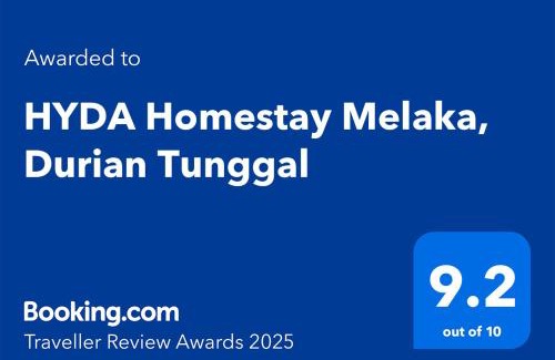 Durian Tunggal House | HYDA Homestay Melaka, Durian Tunggal