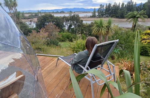 Pakawau House | Hypedome, amazing Dome accommodation set amongst native bush and trees.